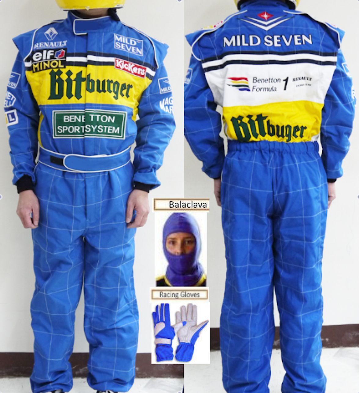 BItburger go kart suit Kart Racing Race suit