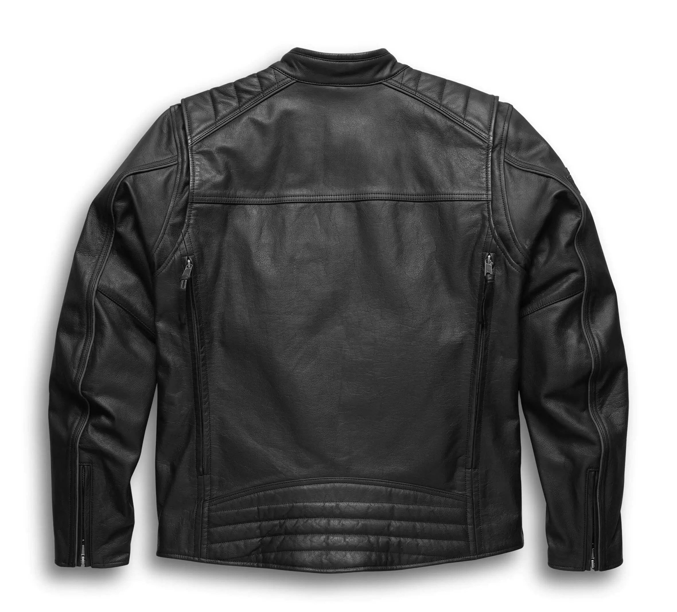Harley Davidson Motorcycle Leather Jacket in Black
