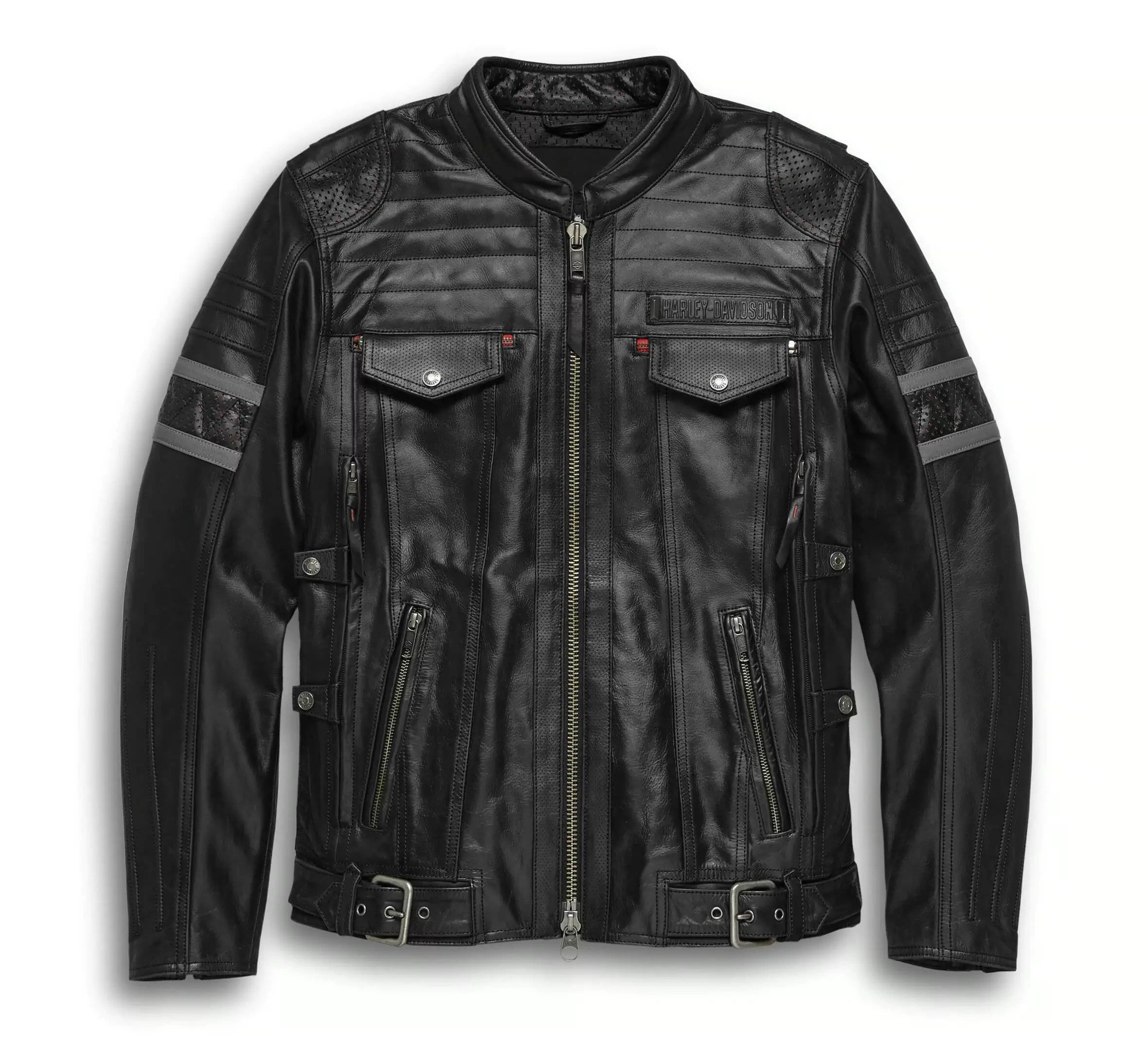 Harley Davidson Riding Black Leather Jacket