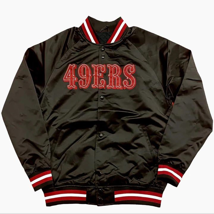 Trendy varsity jacket in premium fabric, bold colors, and style. Available online at Bravo Bros