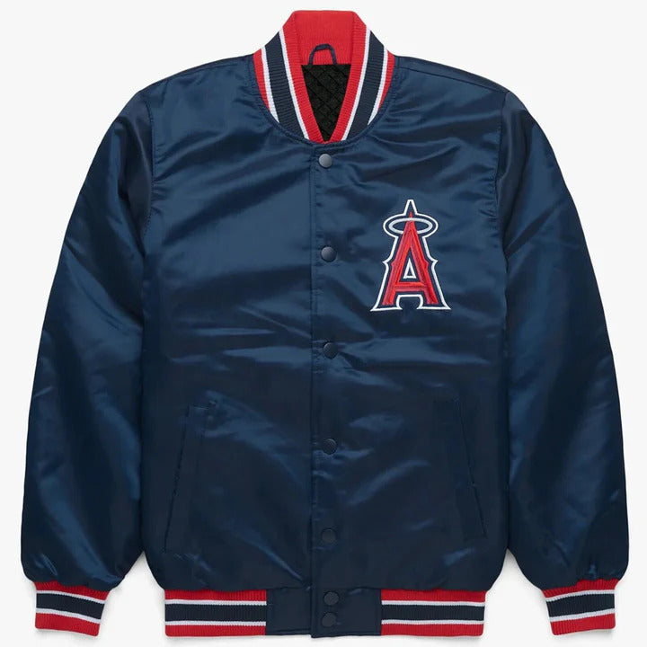 Trendy varsity jacket in premium fabric, bold colors, and style. Available online at Bravo Bros