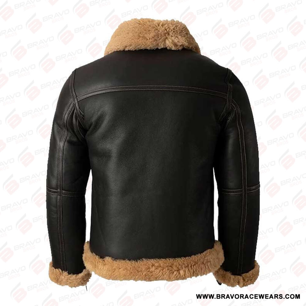 B3 Bomber Battle Shearling Jacket