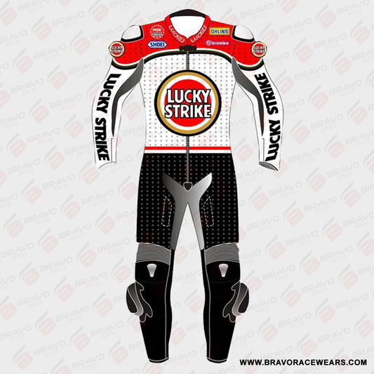 Lucky Strike Motorcycle Leather Suit