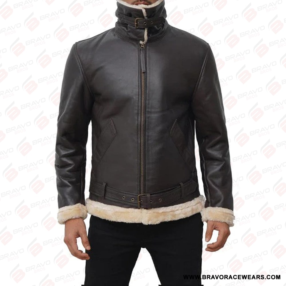 Mens Tom Shearling Bomber Jacket