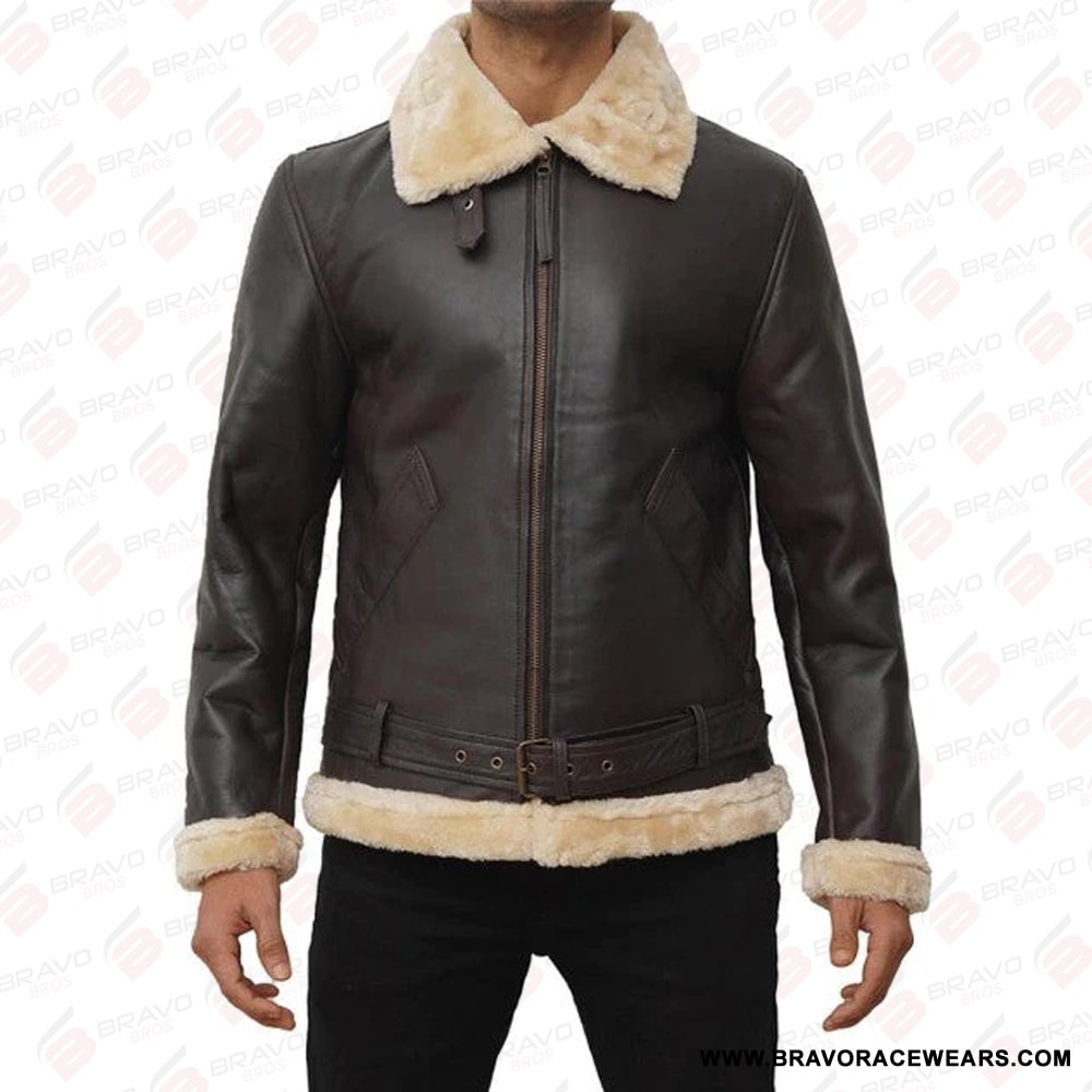 Mens Tom Shearling Bomber Jacket