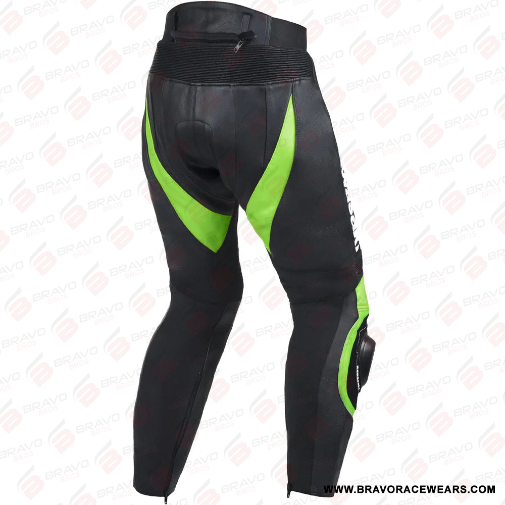 Professional Motorcycle Racing Team Kawasaki Leather Pants