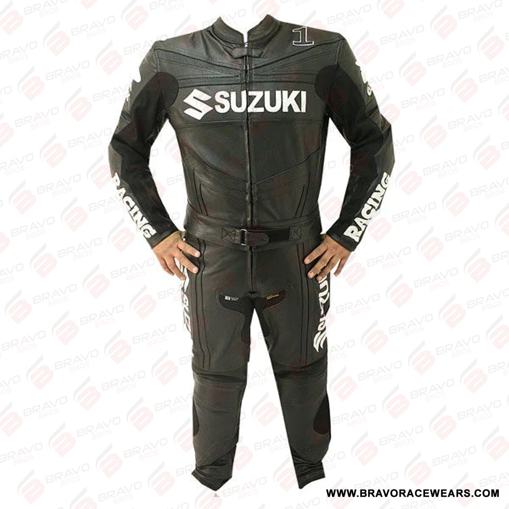 SUZUKI Racing Motorcycle Leather Suit