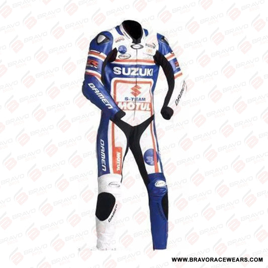 Suzuki Motorbike Motogp Leather Suit