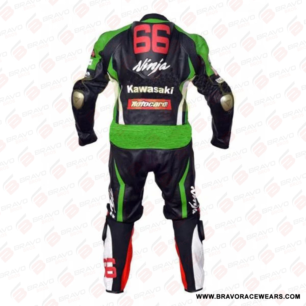 Tom Sykes Kawasaki Motorcycle Leather Motogp Suit