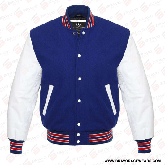 Men's Blue Varsity Jacket