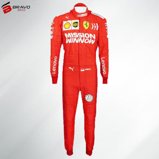 2019 Charles Leclerc Ferrari F1 Race Suit