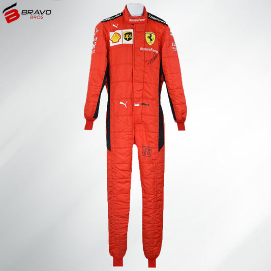 2020 Charles Leclerc Ferrari F1 Race Suit