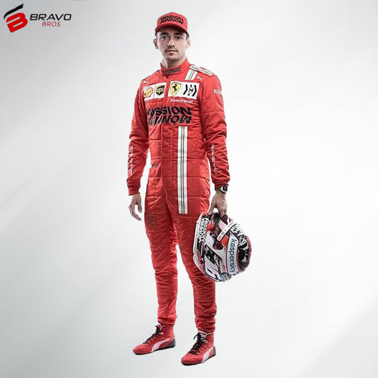 2021 Charles Leclerc Ferrari F1 Race Suit