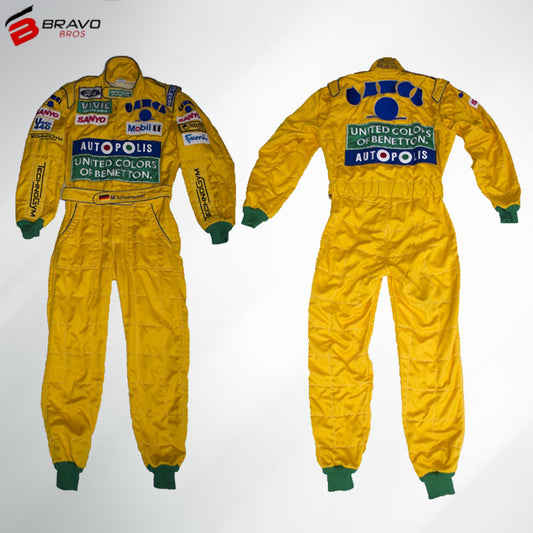 Michael Schumacher F1 Race Suit - Iconic Red Ferrari Suit Worn by the Legendary Formula 1 Driver"