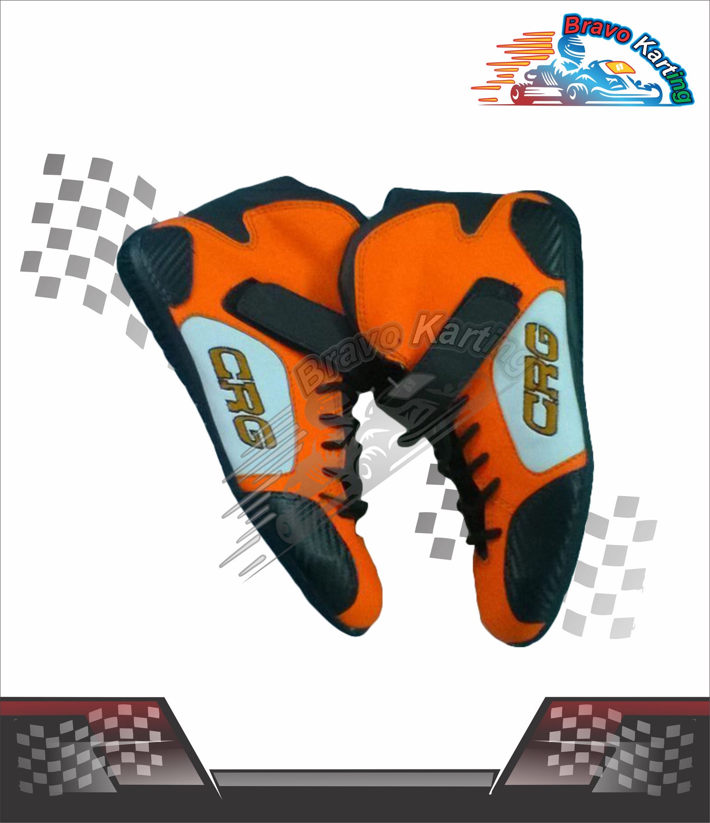 Go Kart race Shoes / Boot M/O Artificial Leather Replica