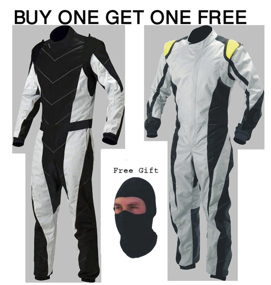 Summer Go Kart Race Suit Buy One Get One Free with Balaclava