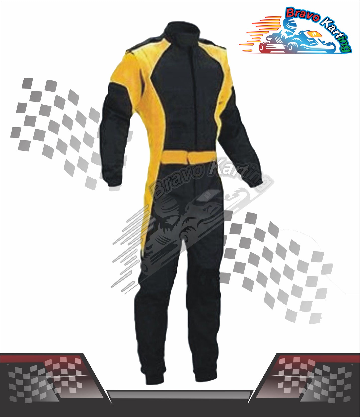 Outdoor Go Kart Race Suit With custom Embroidery Logo