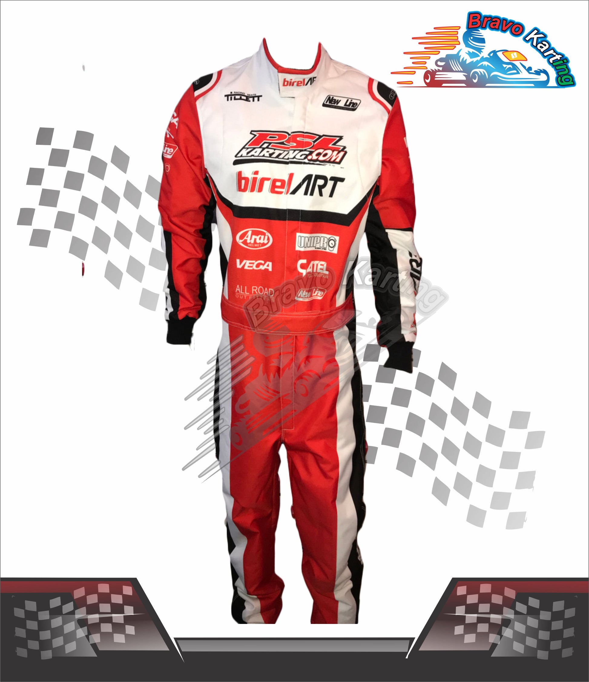 BiralArt Go Kart Race Suit Sublimation