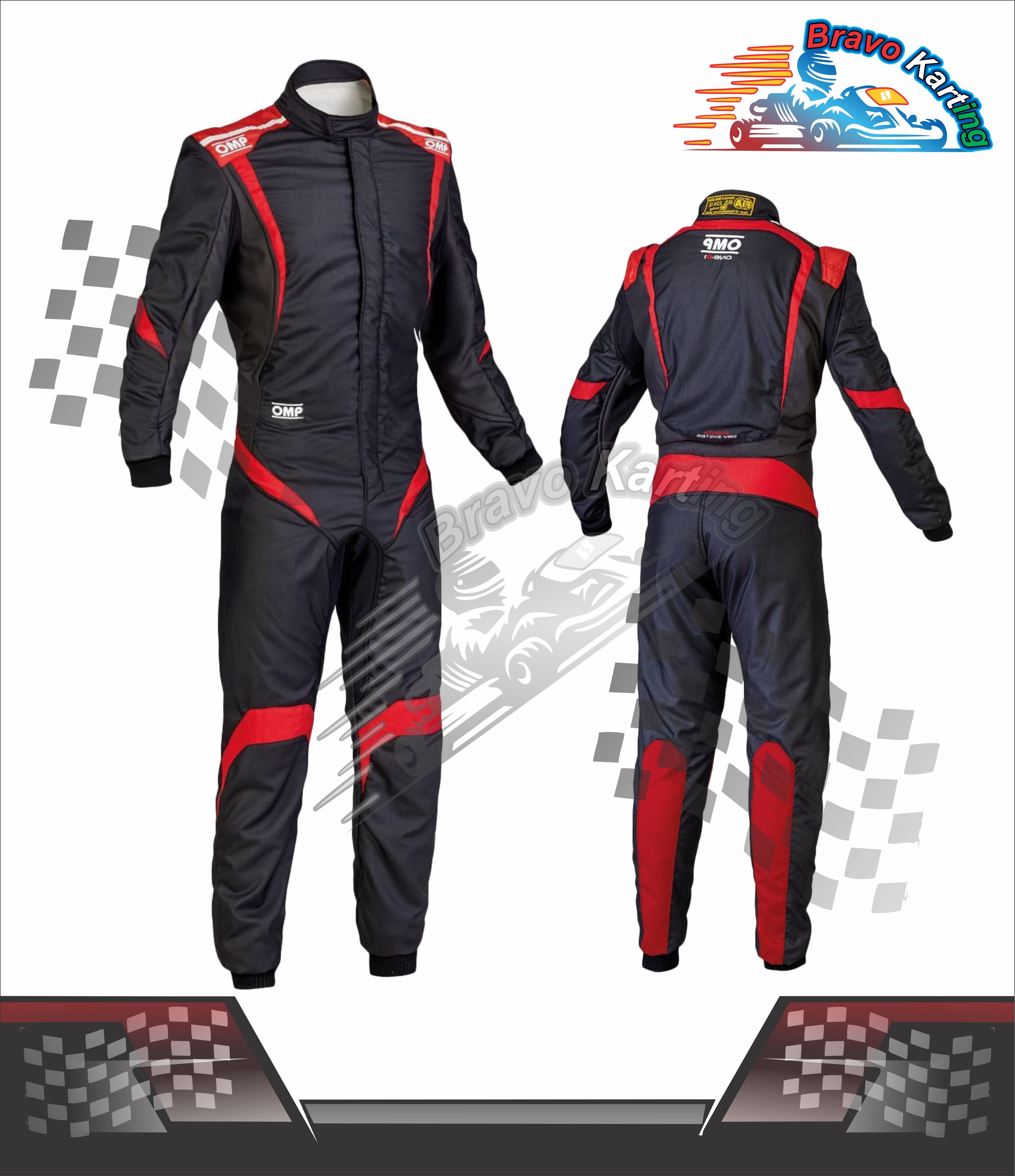 Outdoor Go Kart Race Suit With custom Embroidery Logo