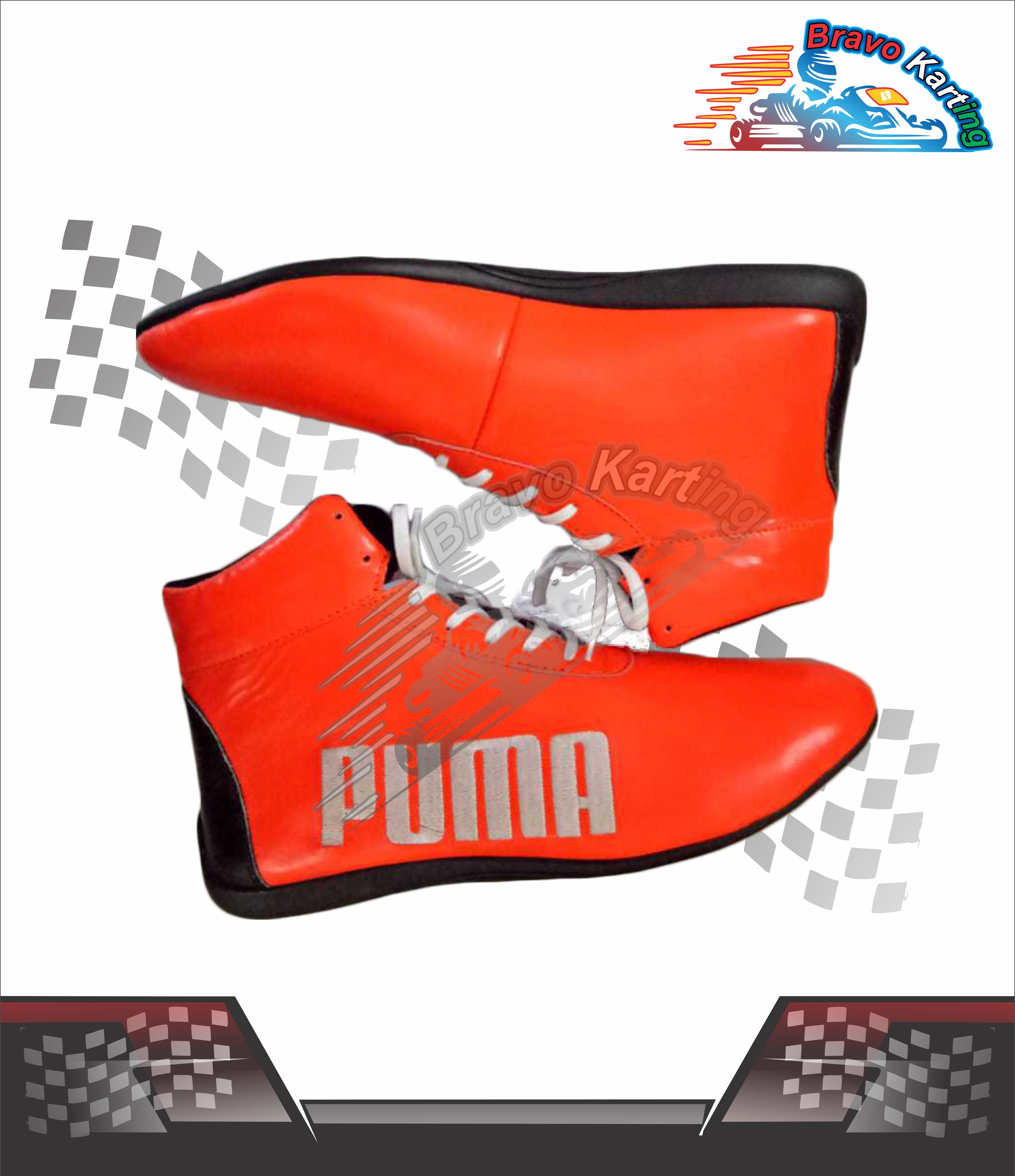 Go Kart race Shoes / Boot M/O Artificial Leather Replica