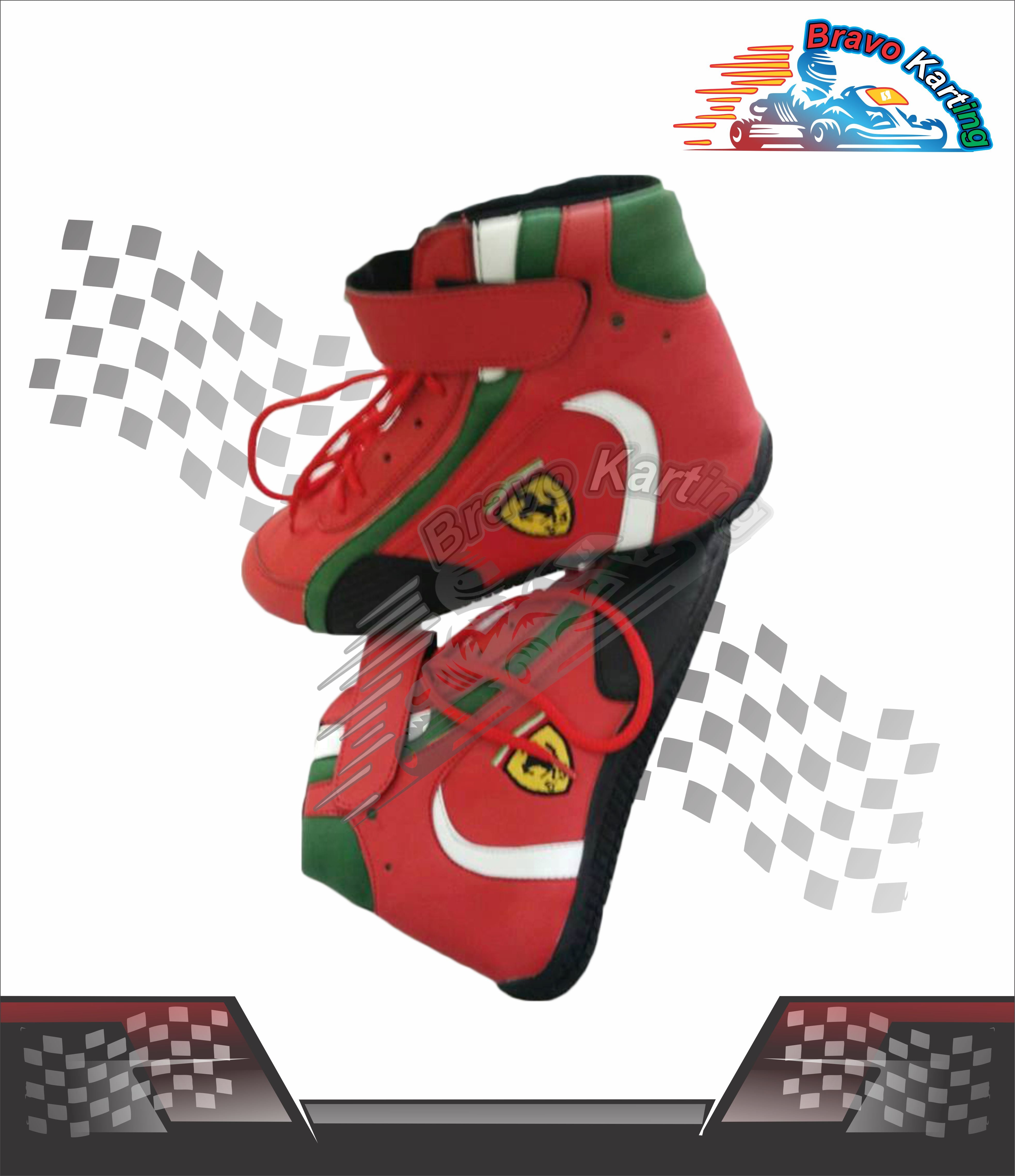 Go Kart race Shoes / Boot M/O Artificial Leather Replica