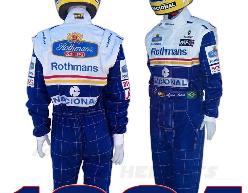 Ayrton Senna (1994) by F1-history Go Kart Race Suit CIk Fia Level 2 Specification