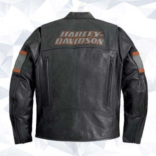 Biker Genuine Harley Davidson Leather Jacket