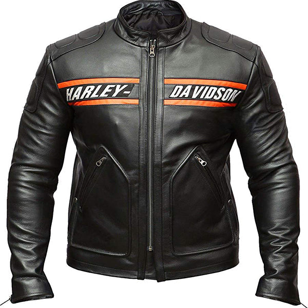 Harley-Davidson Men Black Leather Jacket