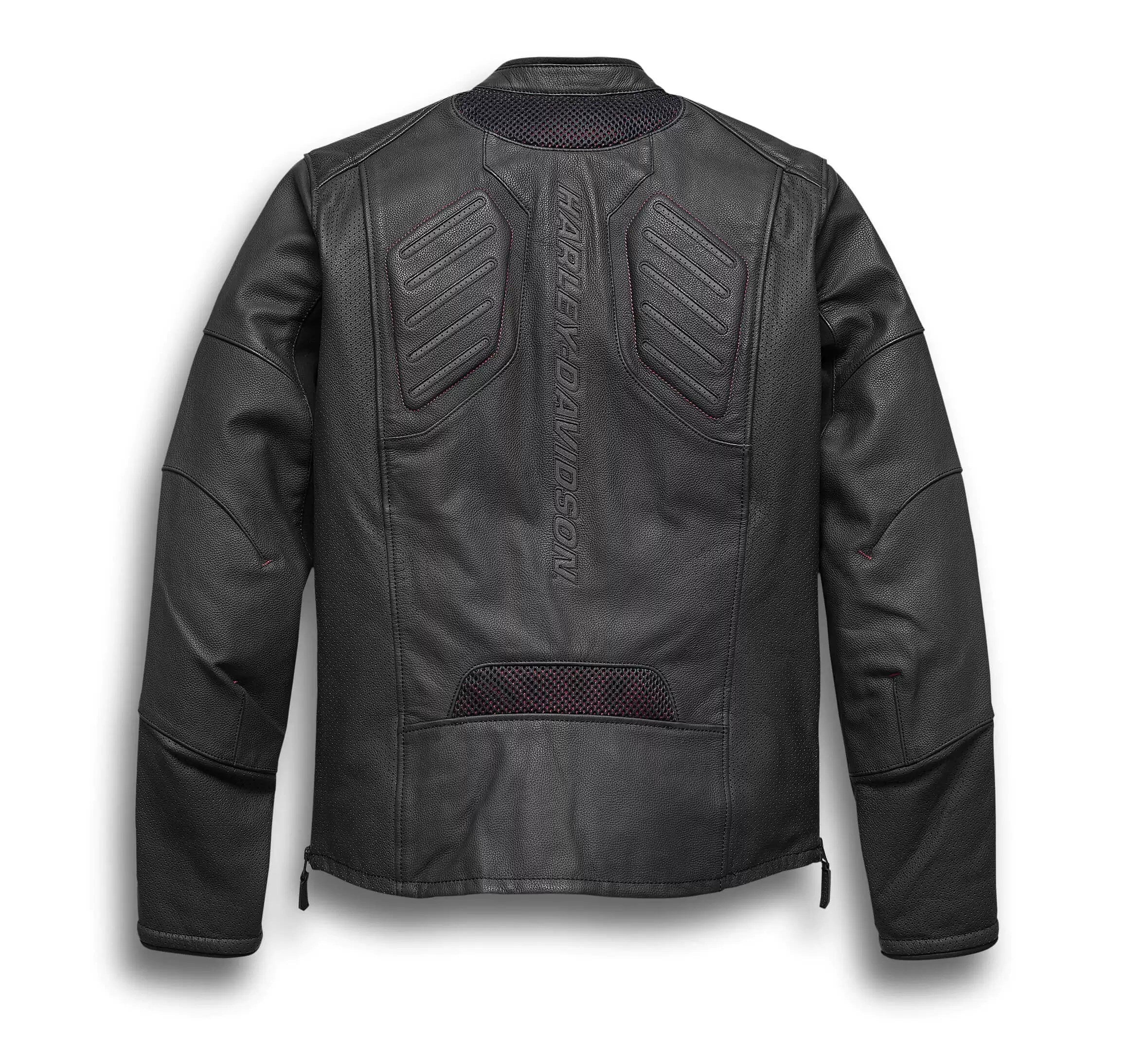 Harley Davidson Motorcycle Perforated Leather Jacket