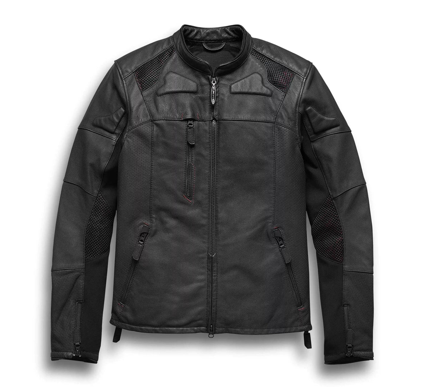 Harley Davidson Motorcycle Perforated Leather Jacket