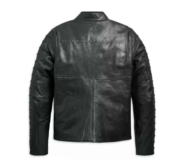 Ozello Perforated Leather Jacket