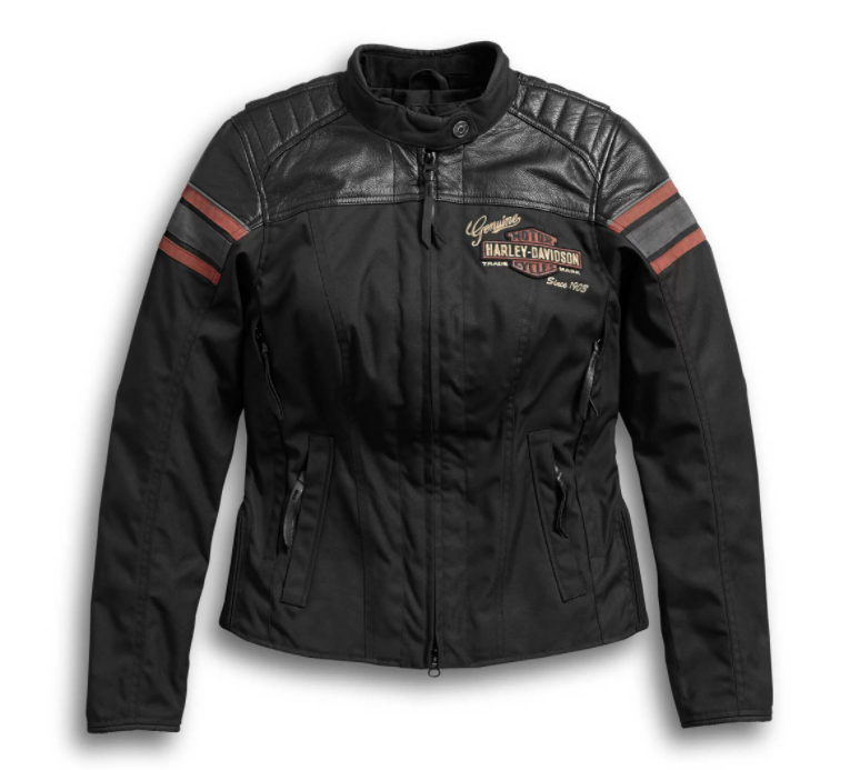Black Harley Davidson Riding Jacket