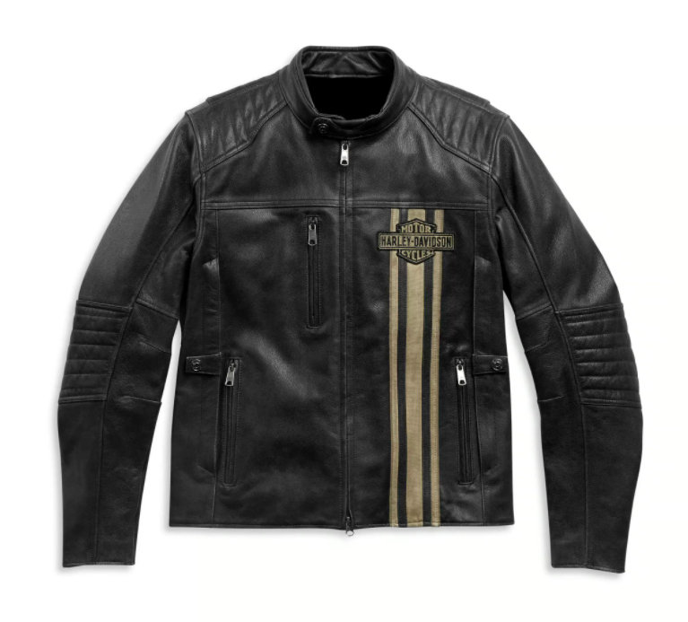 Motorcycle Harley Davidson Leather Jacket in Black