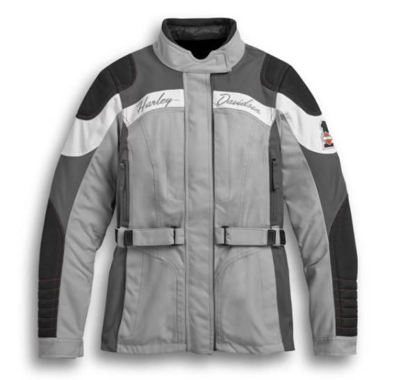 Grey Harley Davidson Riding Jacket