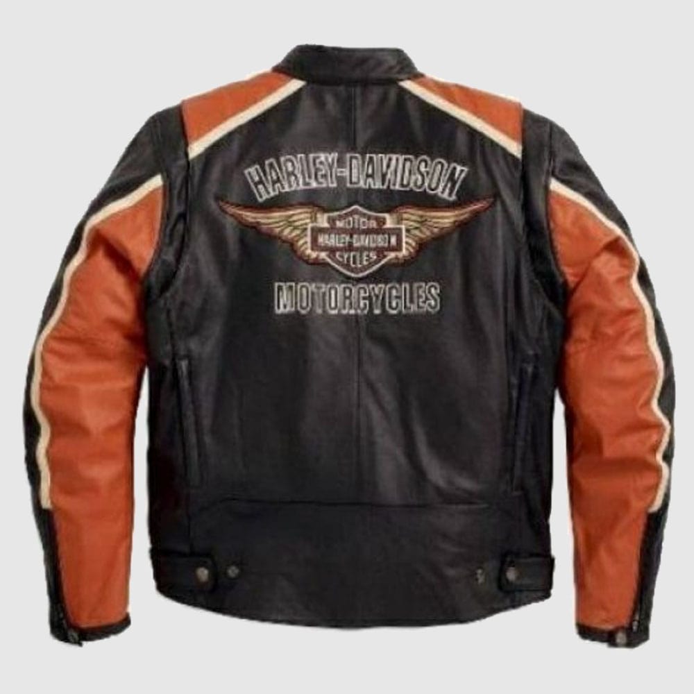 Harley Davidson classic cruiser Leather jacket