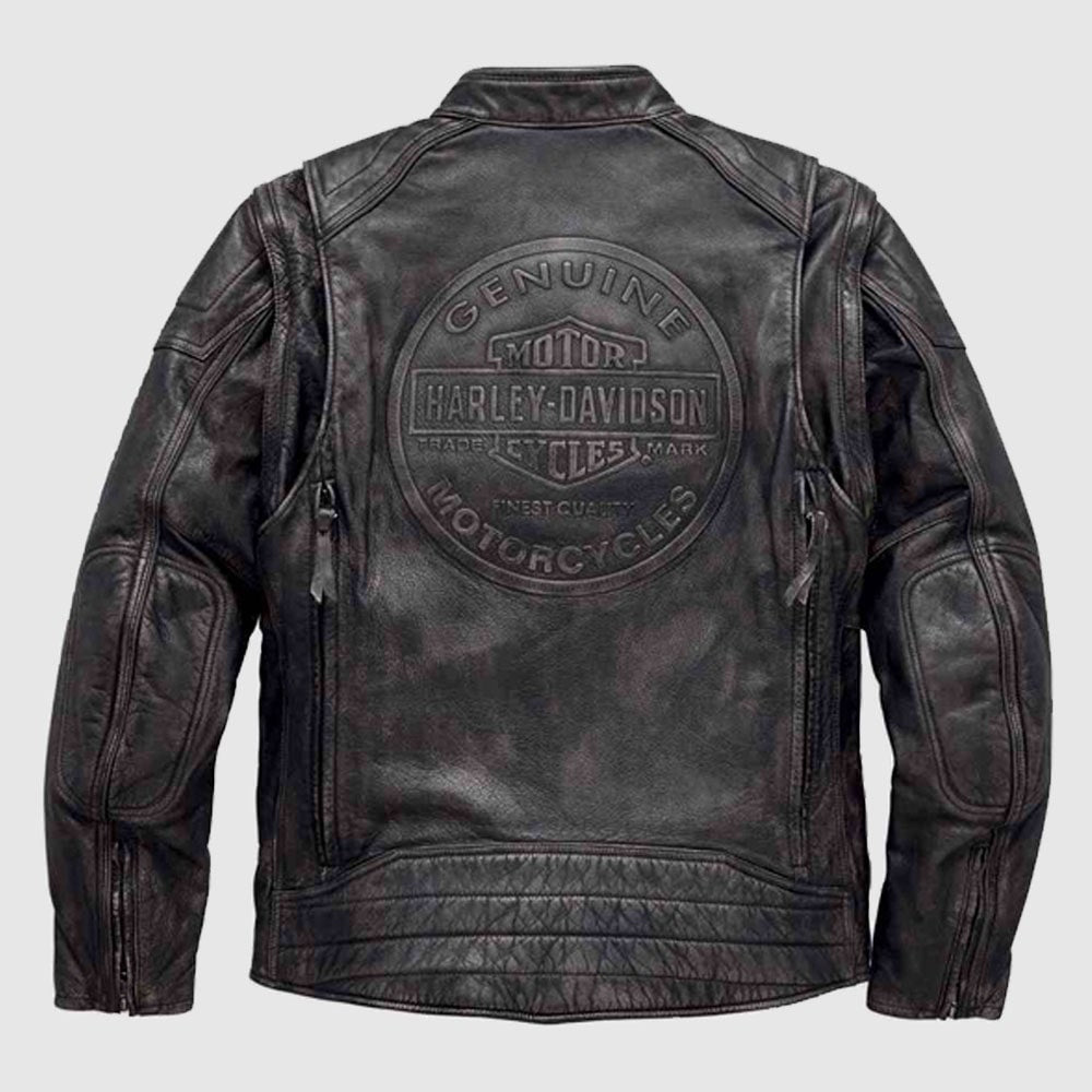 Harley-Davidson Men’s Dauntless Convertible Leather Jacket
