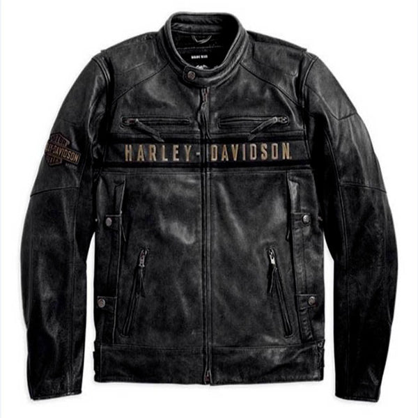 Harley-Davidson Men Triple Vent Leather Jacket