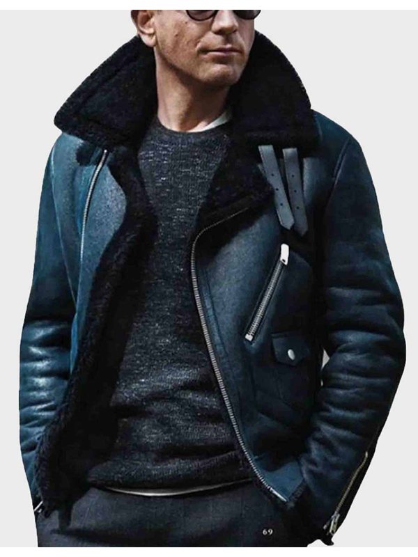 James Bond Shearling B3 Leather Jacket