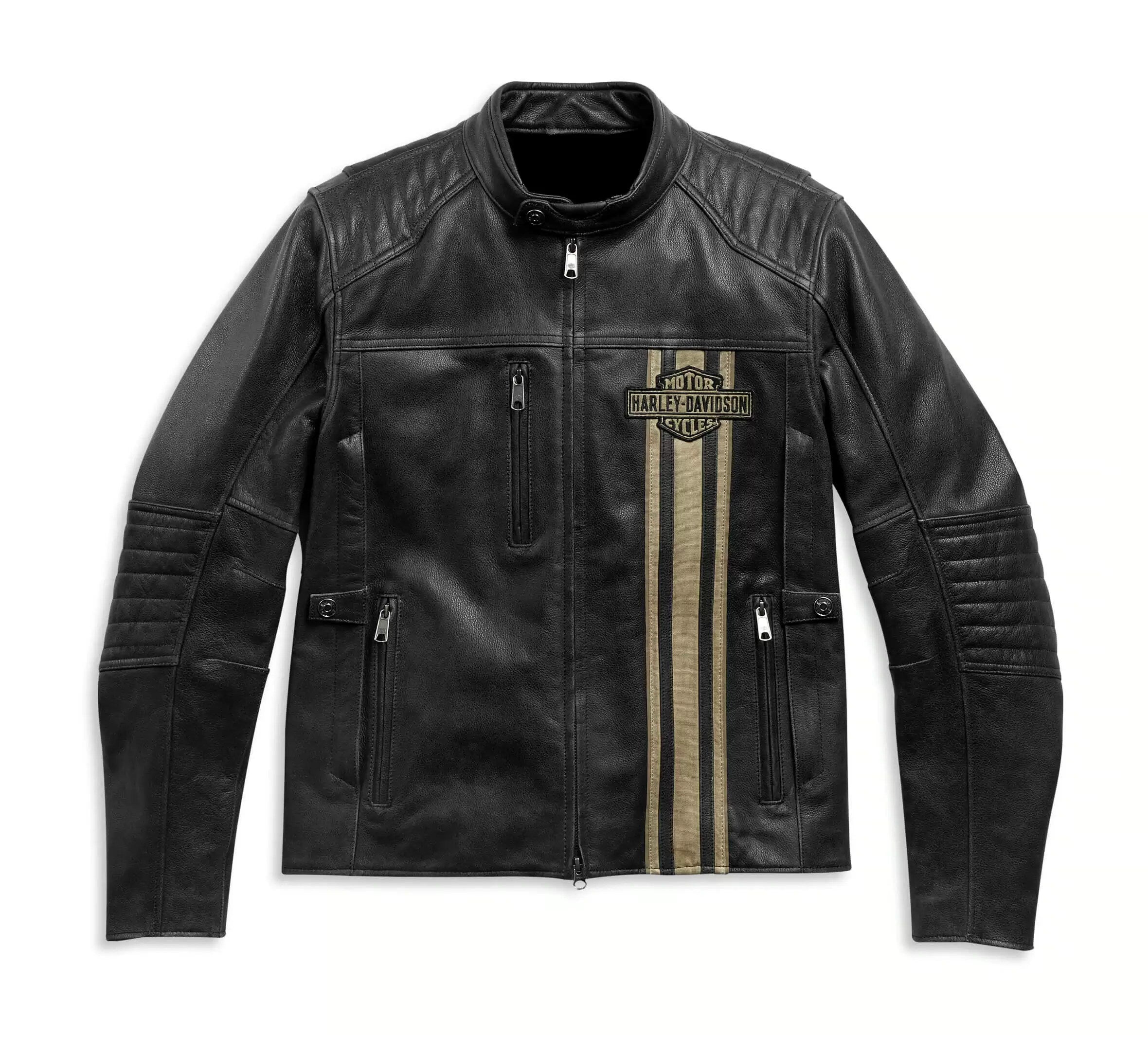 Motorcycle Harley Davidson Leather Jacket in Black