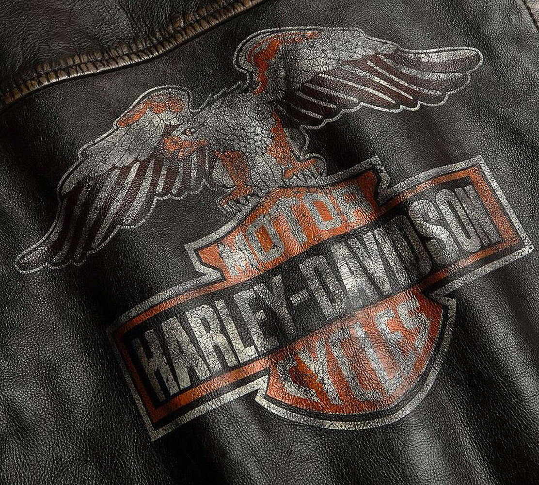 Harley-Davidson® Women's Distressed Leather Biker Jacket