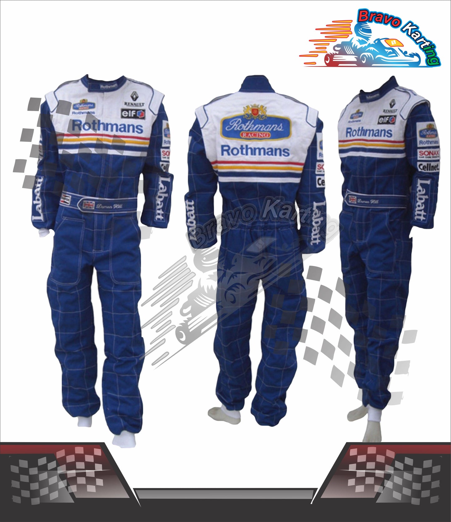 Rothmans Go Kart Race Suit CIk Fia Level 2