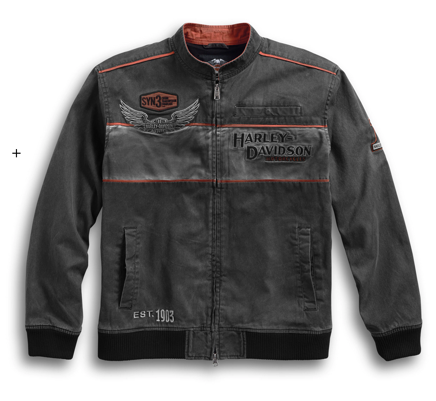 Men's Iron Block Harley Davidson Casual Jacket