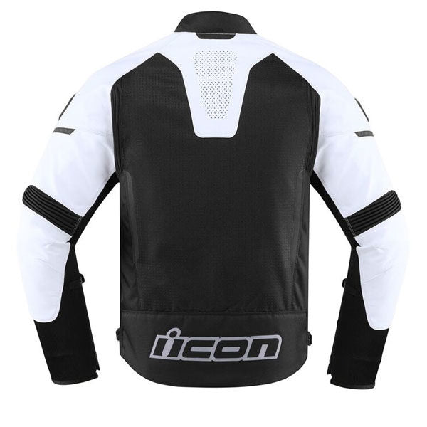 White Icon Motorcycle Leather Jacket