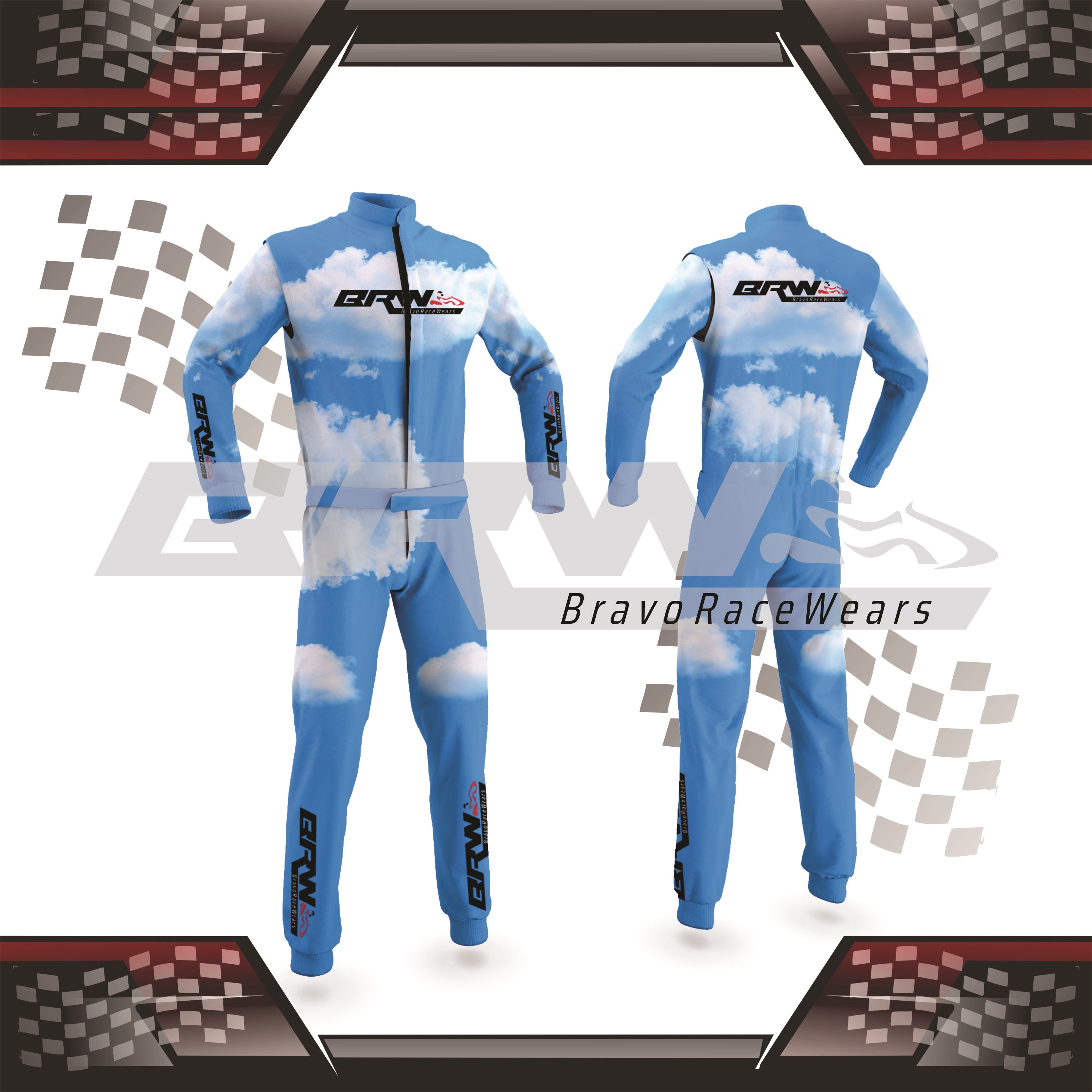 Custom Go Kart Race Suit BRW-104