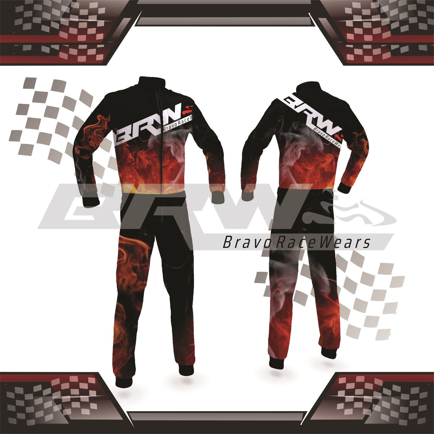 Custom Go Kart Race Suit BRW-105