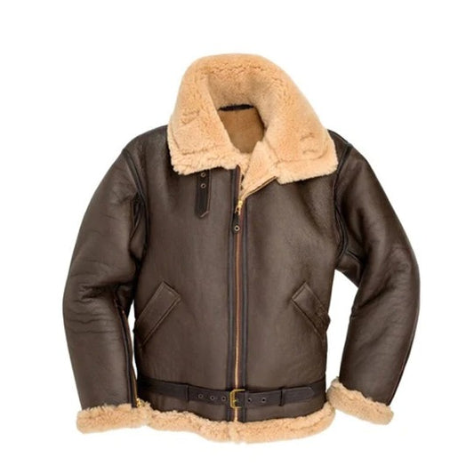 Mens RAF Sheepskin B3 Bomber Jacket 